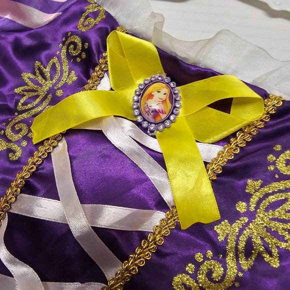 Girls Dress Up Pink Purple Gold Brooch Pin Bow Bibei Beiniu Costume Princess 120 - Picture 10 of 16